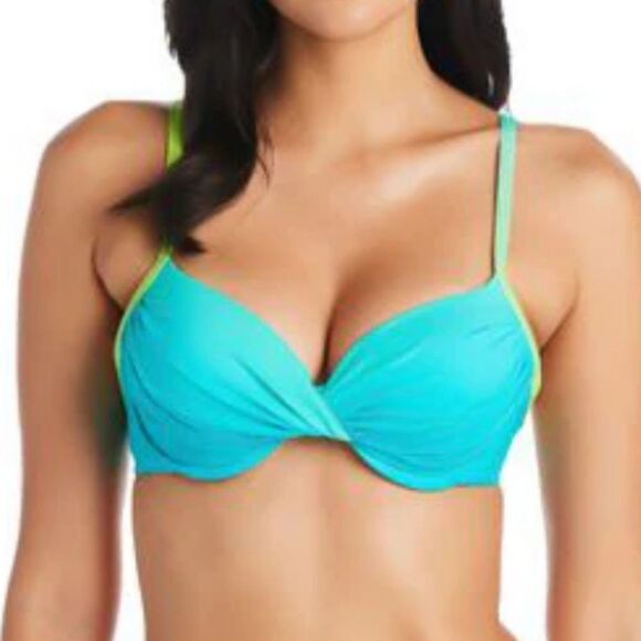 Bleu Rod Beattie Cool Breeze Underwire Molded bikini top & Hipster bottom set 8 - Picture 6 of 16